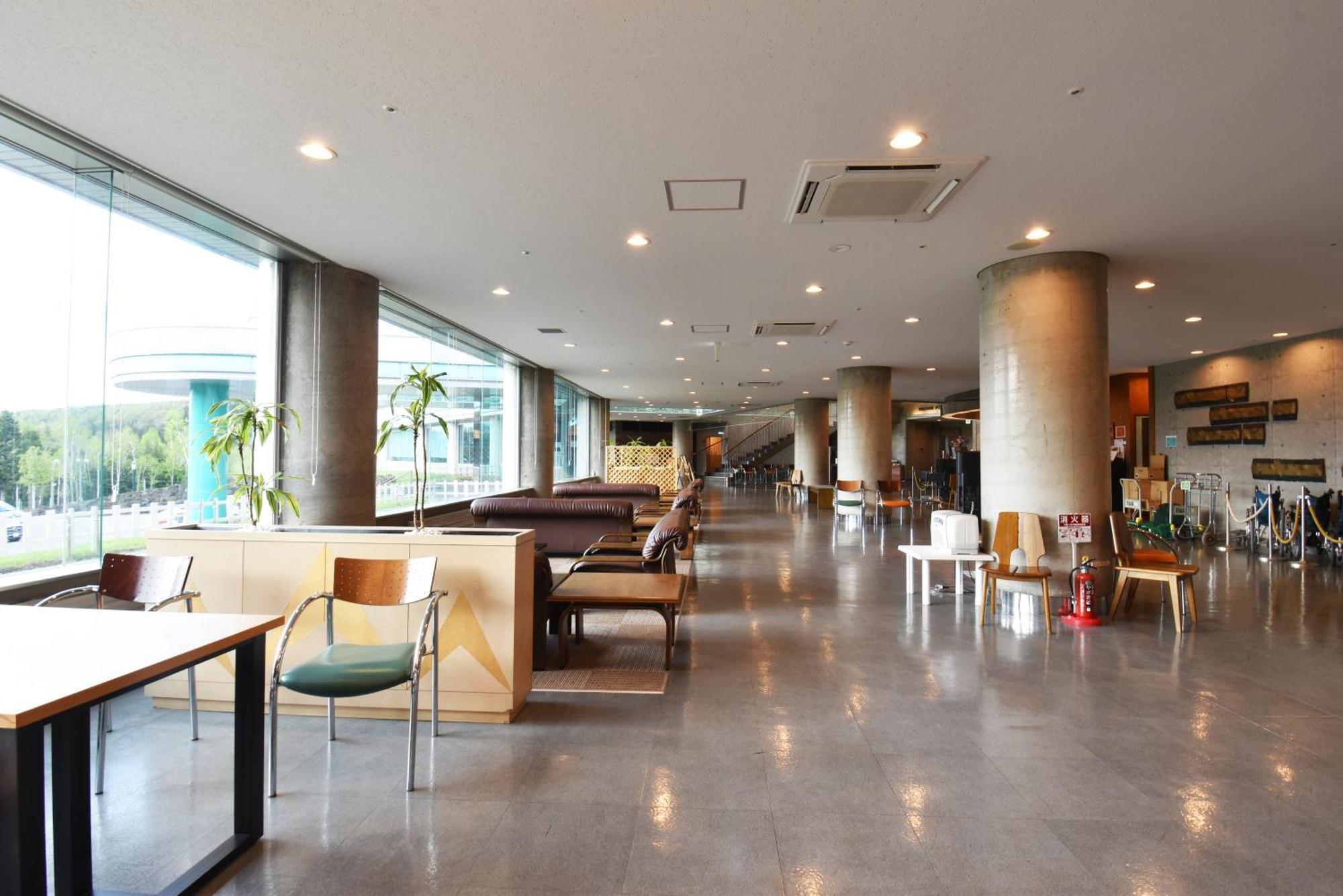 Biei Shirogane Onsen Hotel Park Hills Bagian luar foto