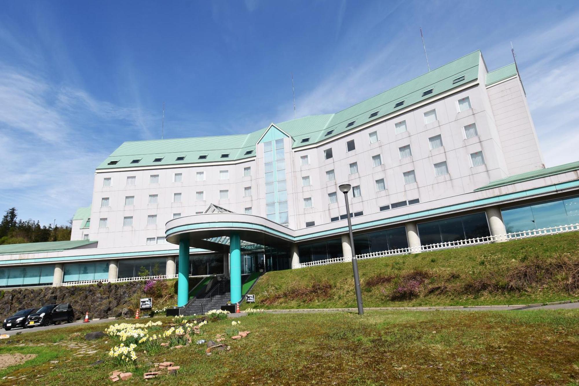 Biei Shirogane Onsen Hotel Park Hills Bagian luar foto